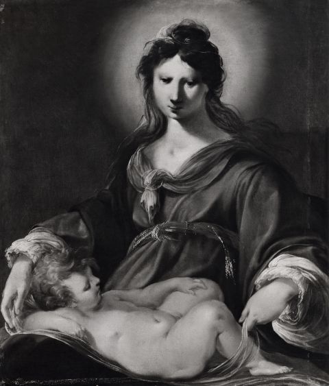 Anonimo — Schönfeld Johann Heinrich - (?) - sec. XVII - Madonna con Bambino — insieme